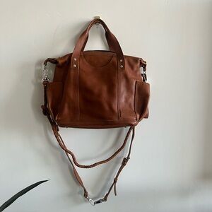 Brown Leather Tote Bag